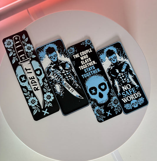 Ride It-Mask-Lights Out Inspired Bookmark