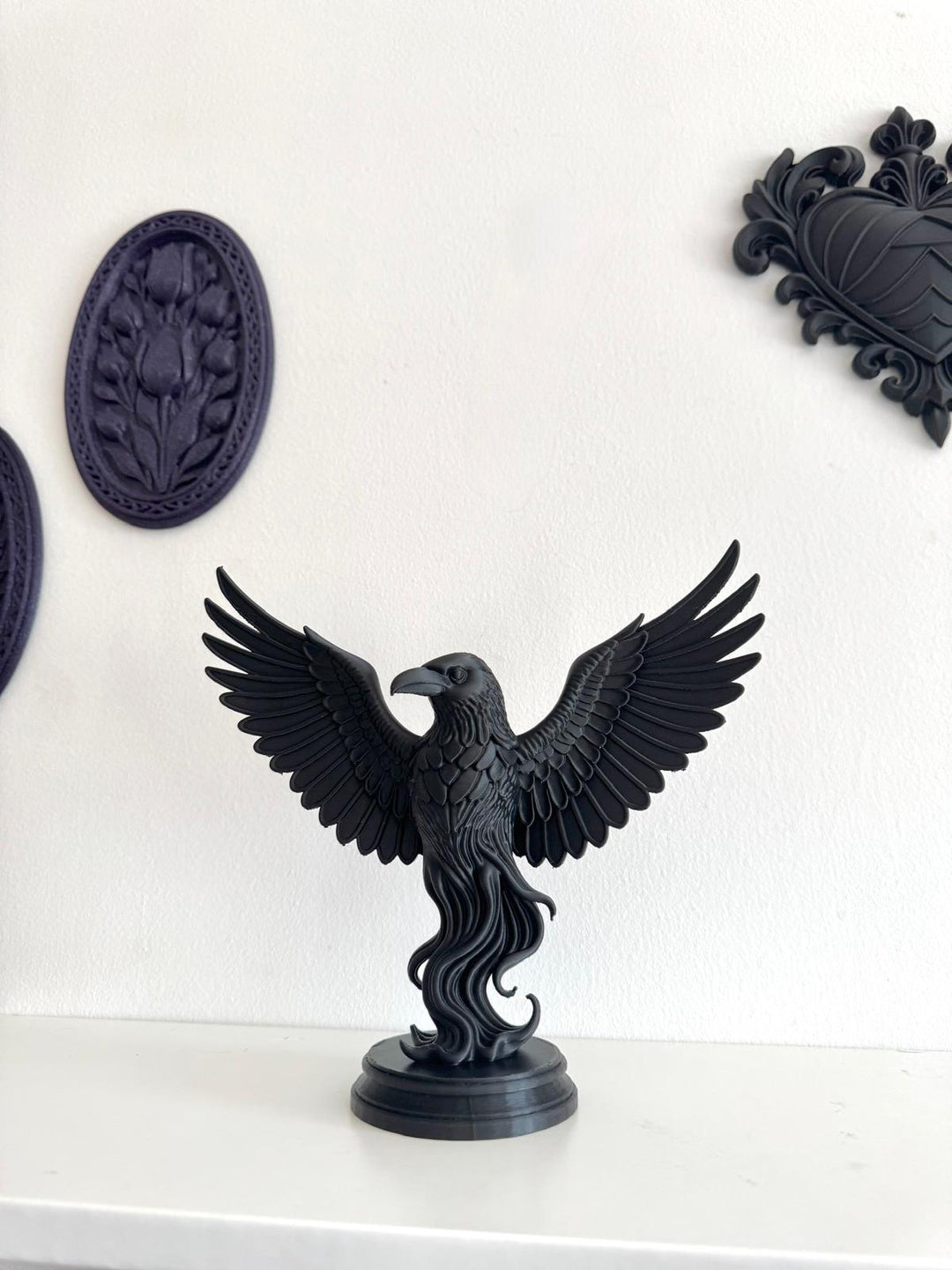 Raven Statue