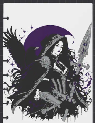 Raven Warrior - A5 Notebook