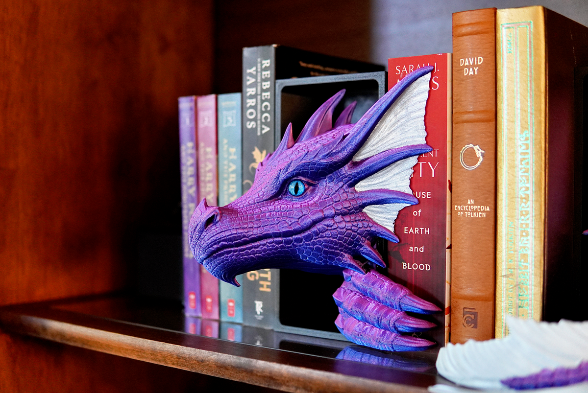 Blue Skull Book Nook - Lights out Inspired Fan Art