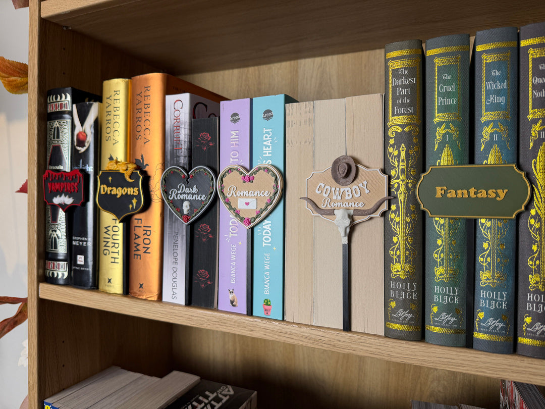 Dragon Small Bookshelf Sign