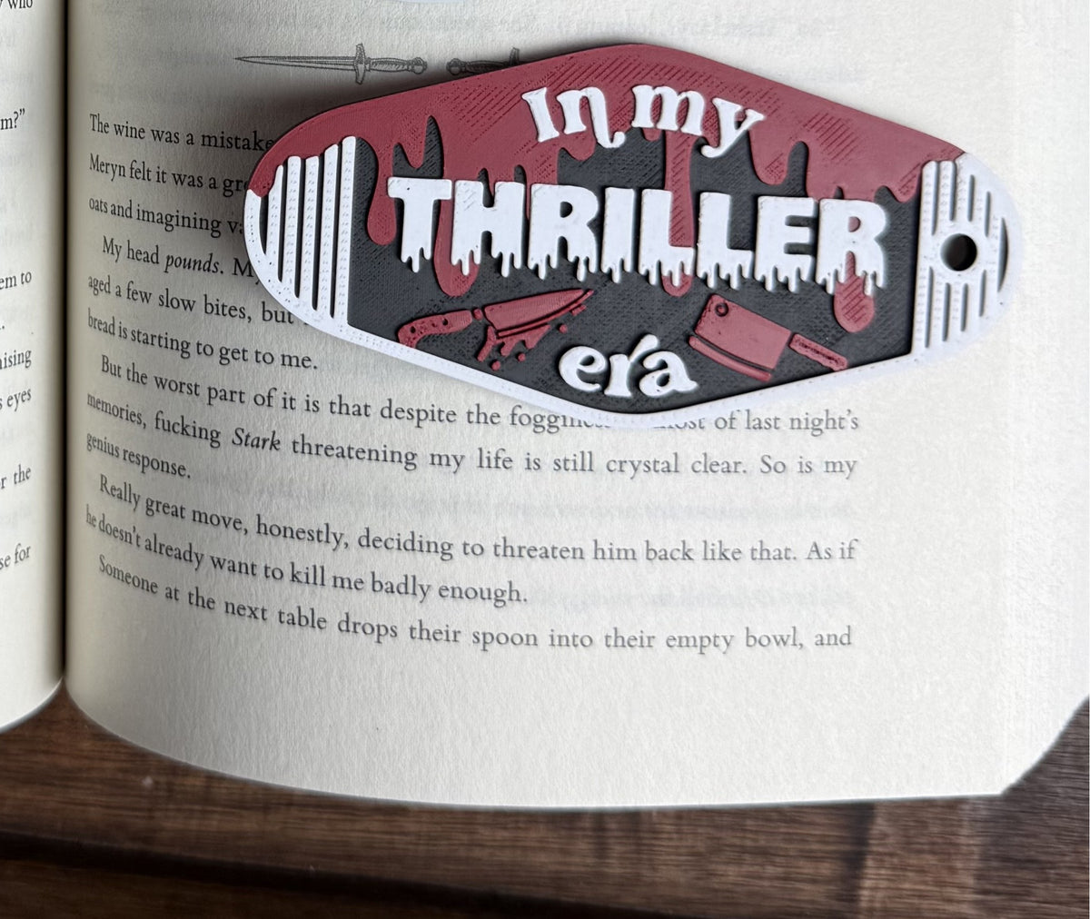 Thriller Motel Keychain